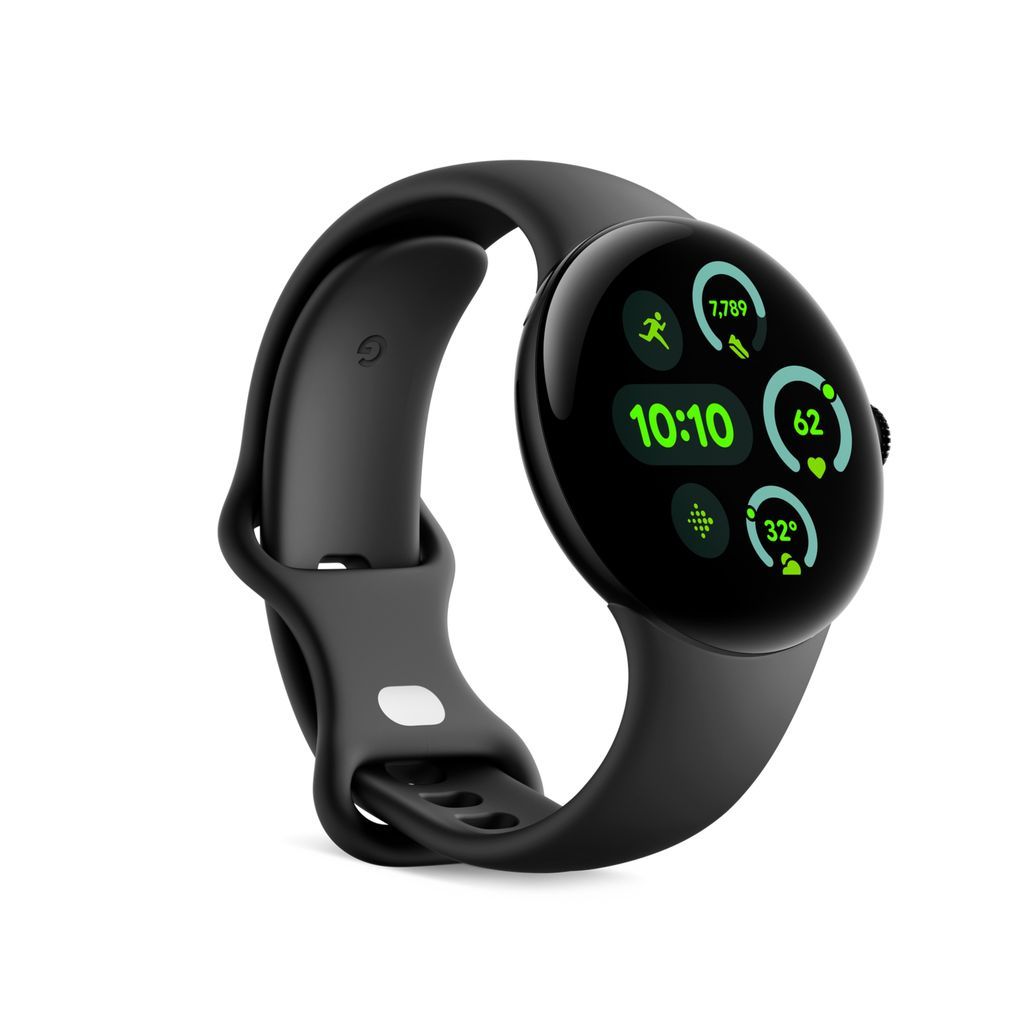 谷歌Pixel Watch 3智能手表的渲染图，屏幕刷新也升级到了60Hz，这外