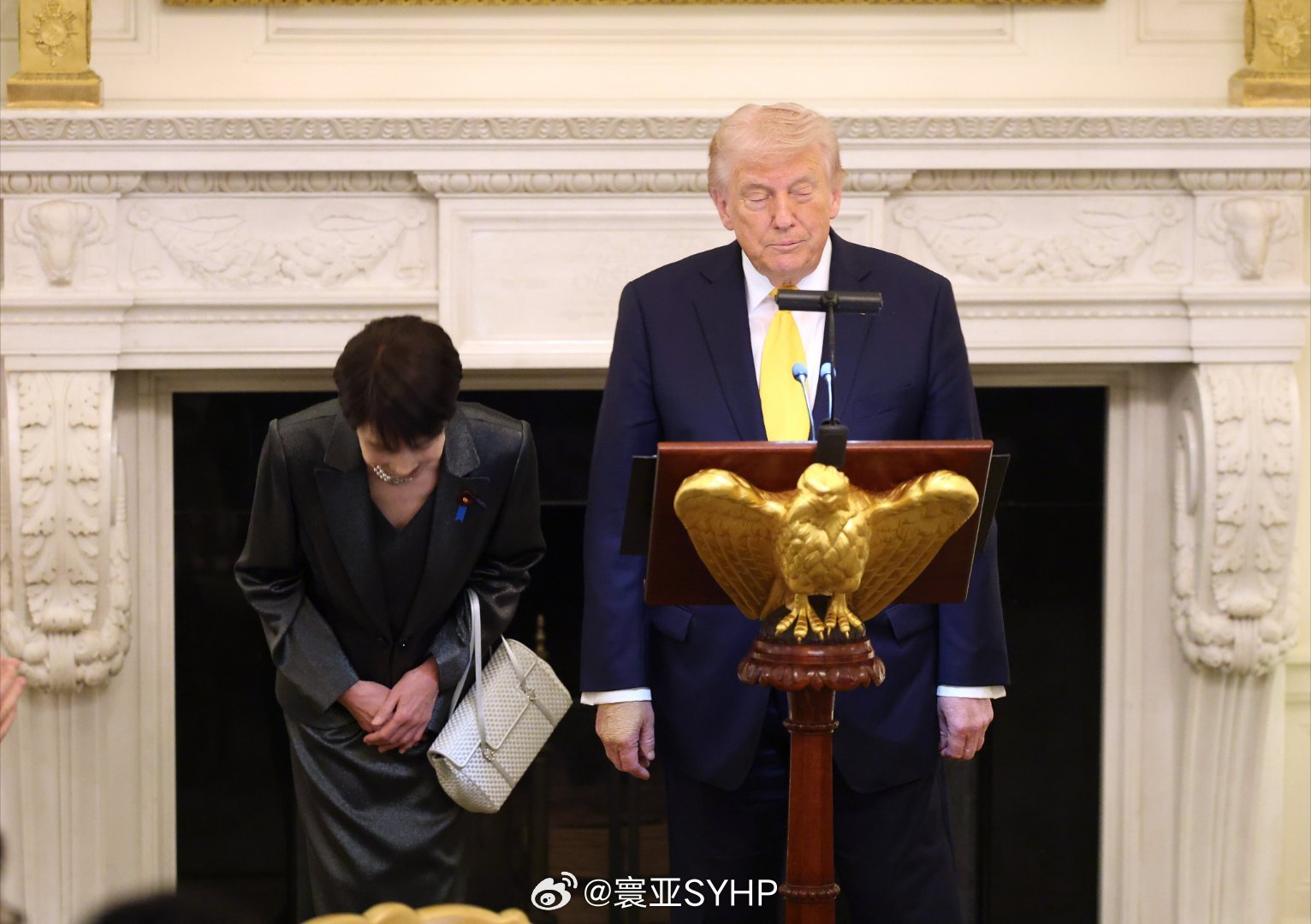 特朗普会见高市早苗一张图片胜过千言万语 