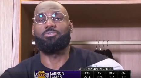 詹姆斯在跟老鹰赛后说：“在打球这件事上，我保持着虔诚，我投入了时间 、精力和热情