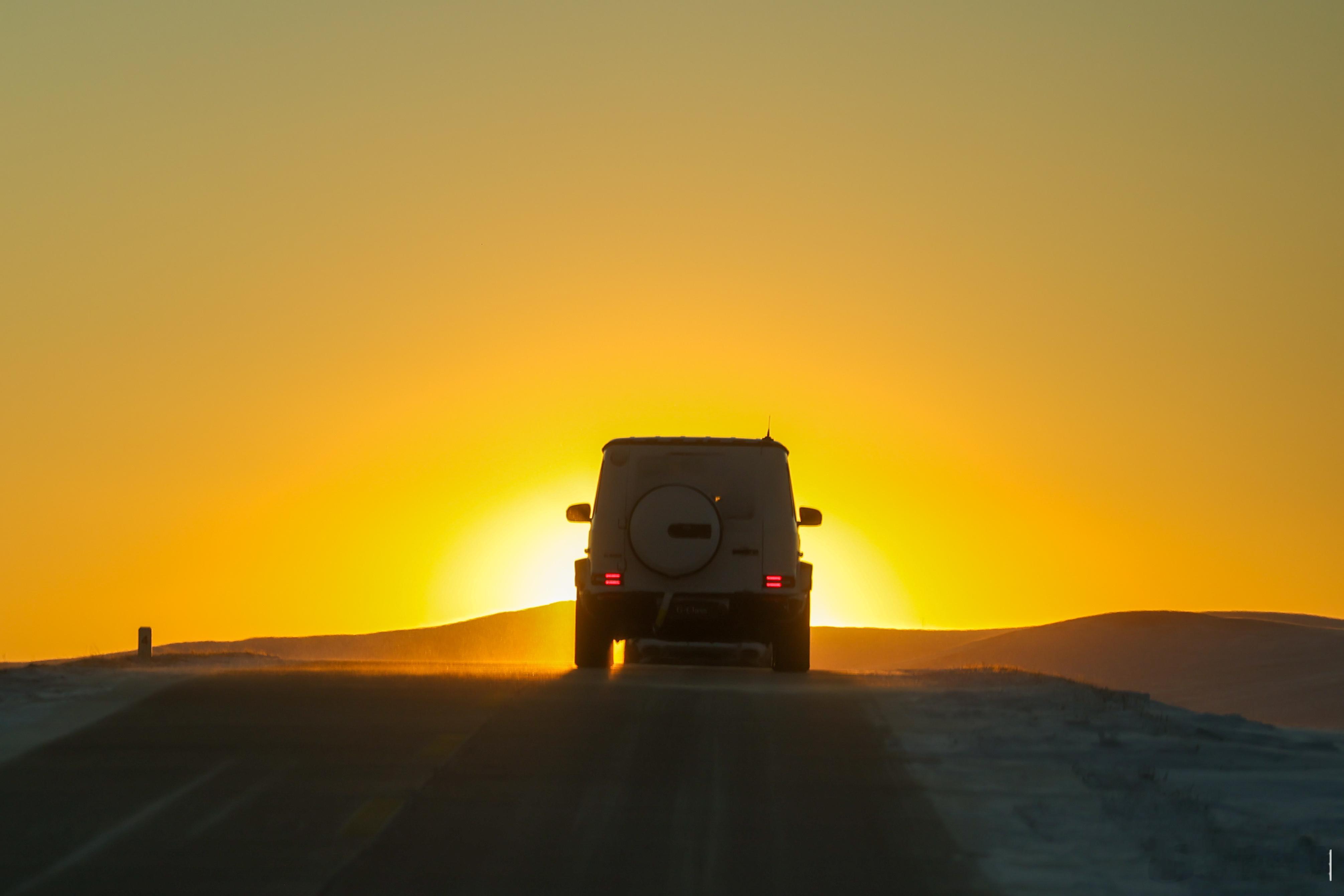 G500车主最开心的事是什么？开别人的G63穿越雪原奔驰大G 呼伦贝尔·呼伦贝尔
