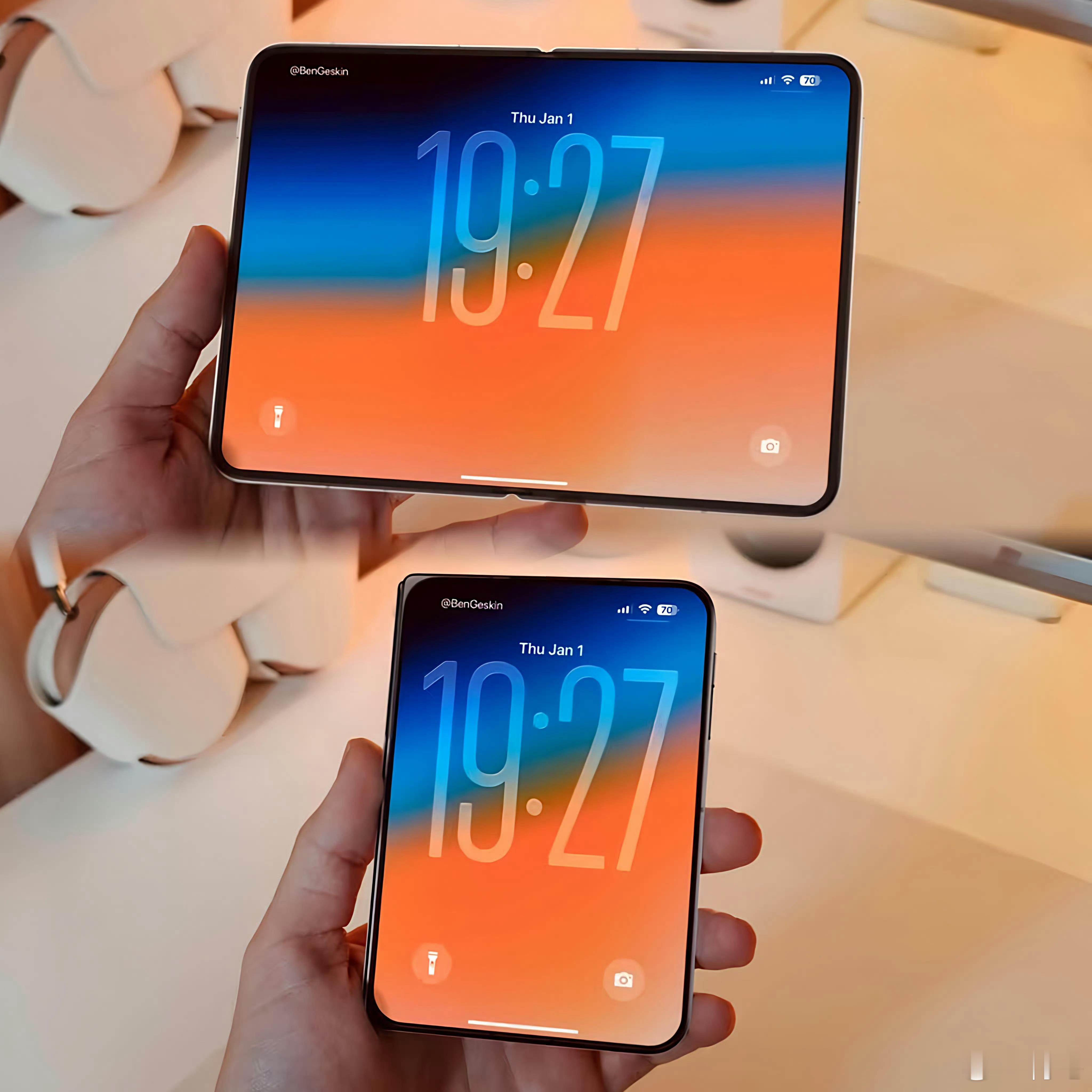 iPhoneFold上手iPhone Fold要是真长这样，再贵也值得入手一台吧