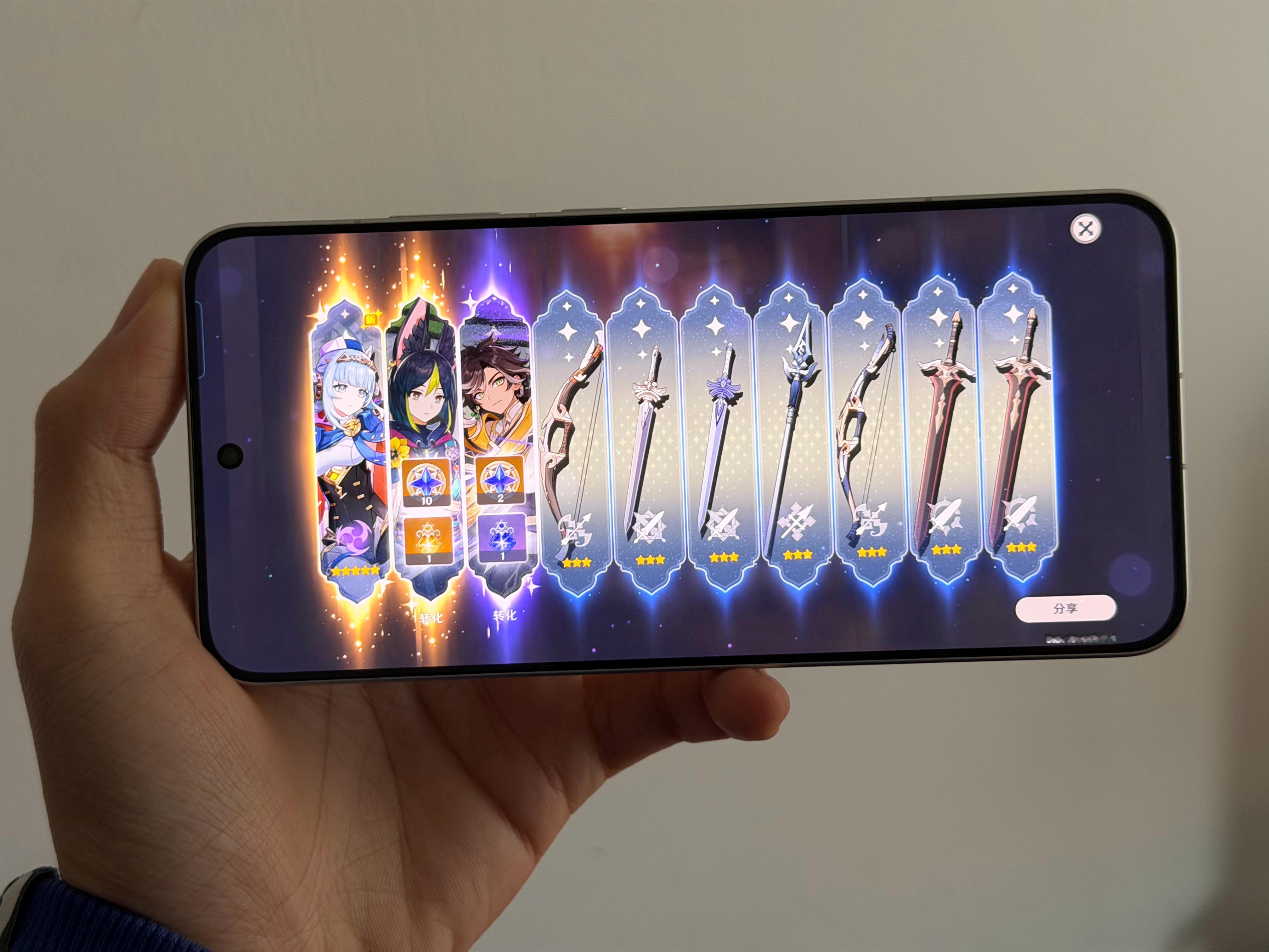 原神第一次抽到双黄，记录一下