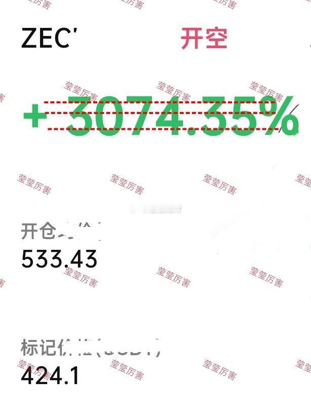 主流箜，山寨崩！ZEC，BCH，HYPE这样的幅度可算满意？将箜进行到底，更是不