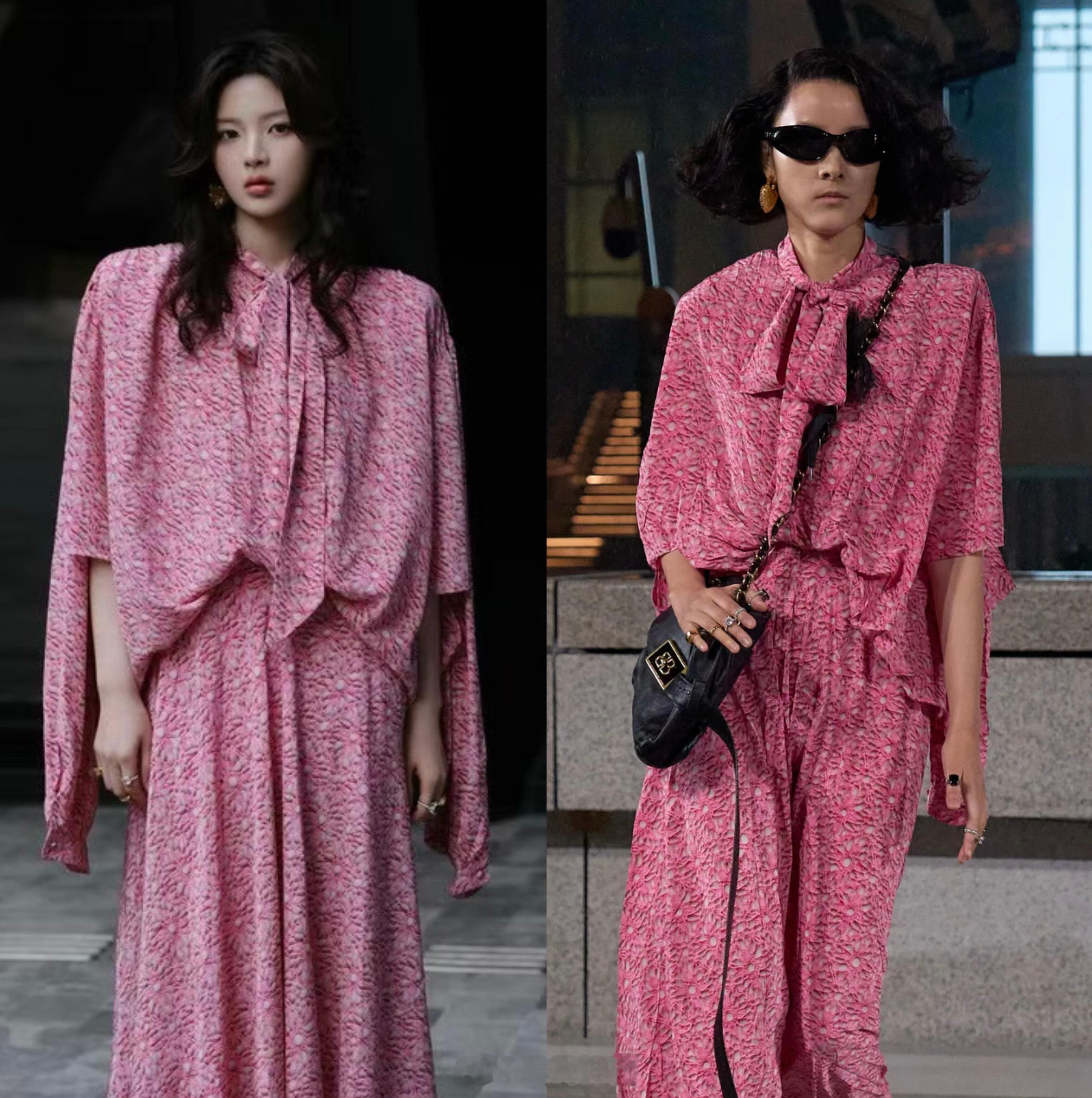 杨超越in Balenciaga，妹妹格局又上去了。今晚爱奇艺尖叫之夜时尚穿搭，