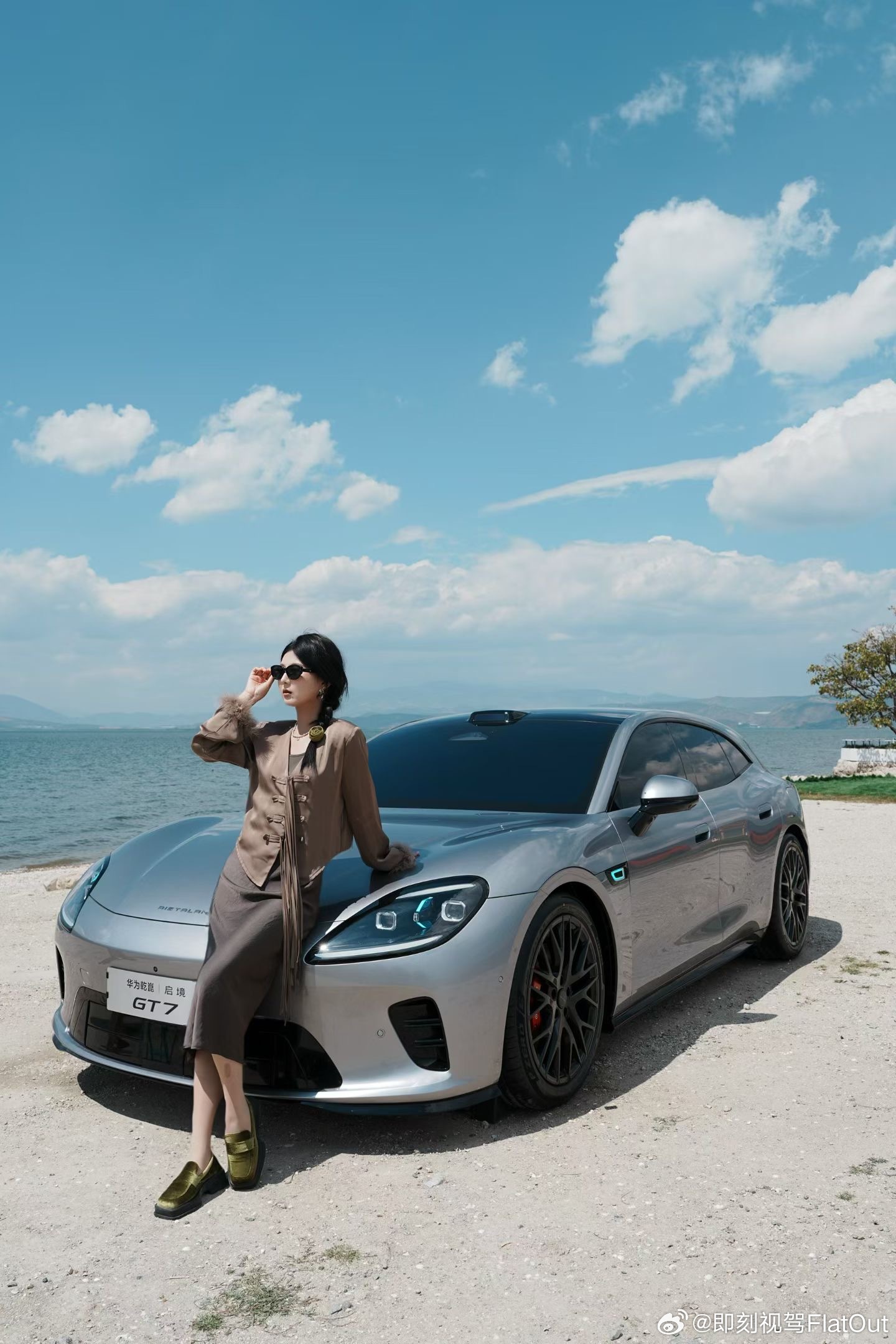最近的大理天气真好拍照很出片呀大家就说启境GT7帅不帅吧启境汽车