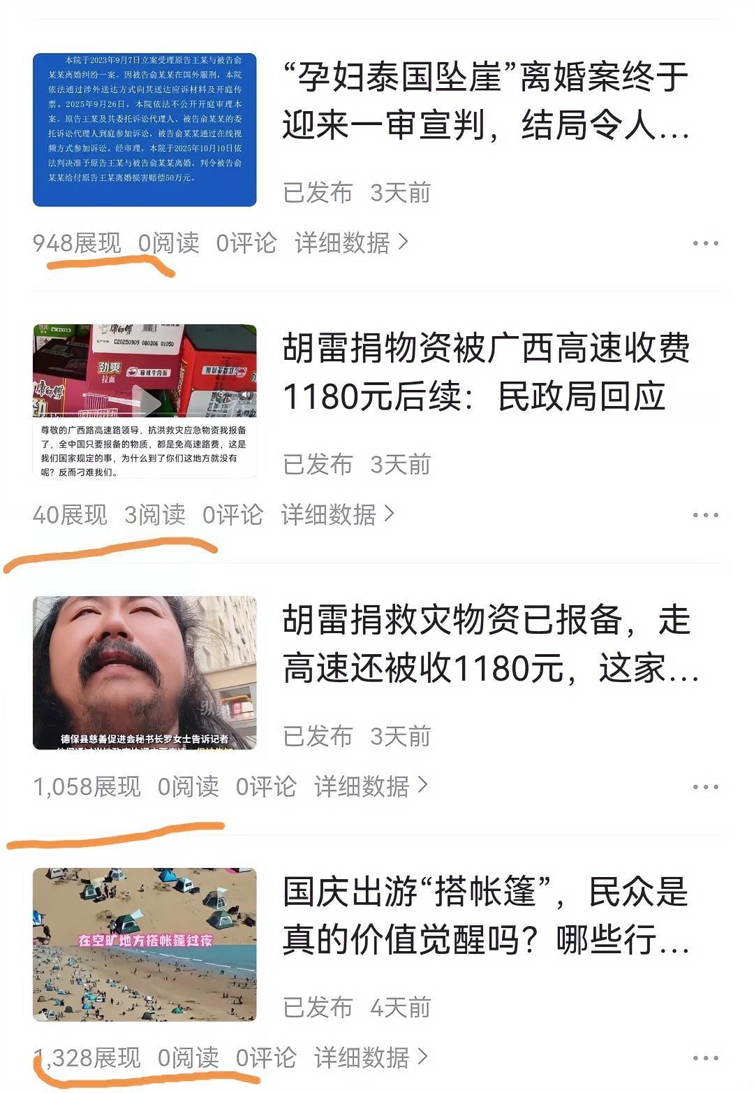 过完国庆中秋节，你碰到没有——头条图文流量断崖式下跌

经常看到网友说不要断更，