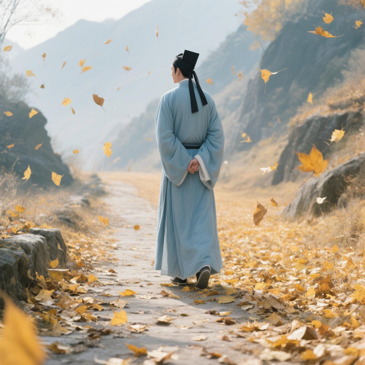 谢邀
上联：时光不负春秋过，
下联：笔墨长随日月新，
下联：山水永存天地间。