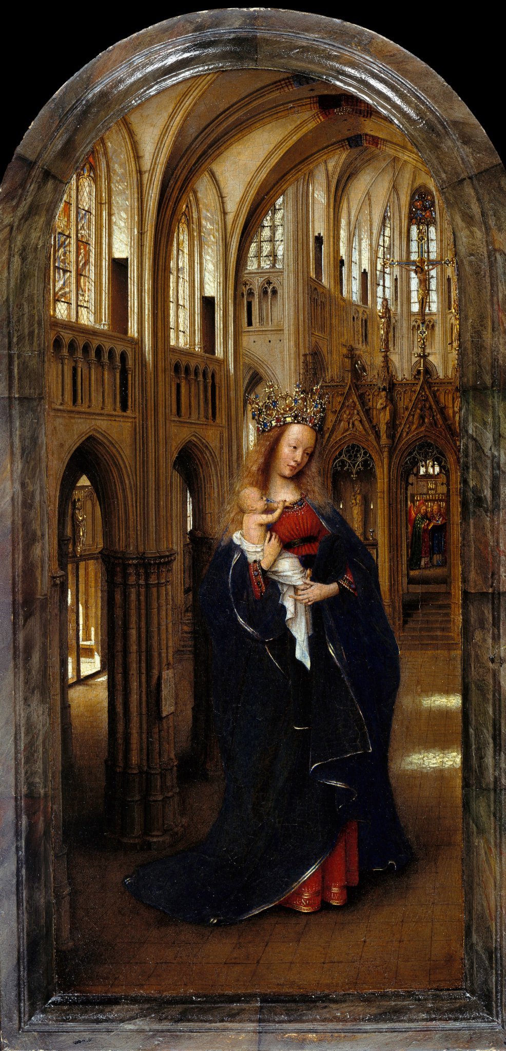 Jan van Eyck  Virgen en una iglesia (143