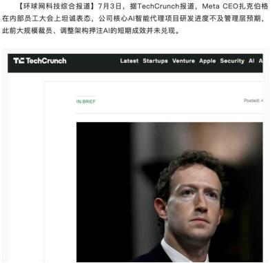 Meta的AI智能体进度低于预期，给全球科技公司上了一课：Agent不是PPT上