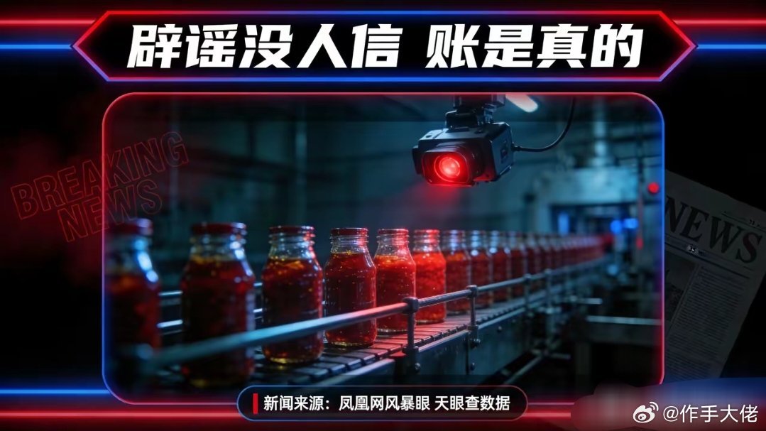 干妈辟谣：没有淘汰人工，为什么辟谣没人信？10月26日，老干妈官方热线终于开口：