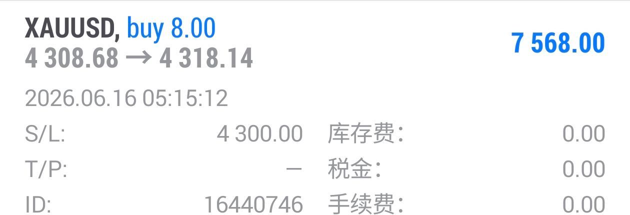 今日开门红已拿下，4308多单行情来到4318，百点利润呈现。粉丝朋友们跟到单子