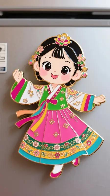 家人们，可别小瞧冰箱贴！一直不挪位置真会偷偷伤害冰箱。冰箱贴靠磁力吸附在冰箱上，