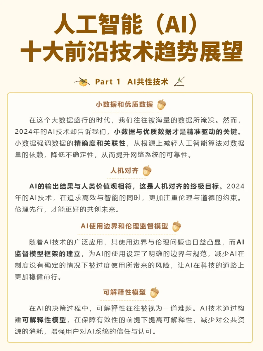 🔥AI 十大前沿趋势超燃来袭