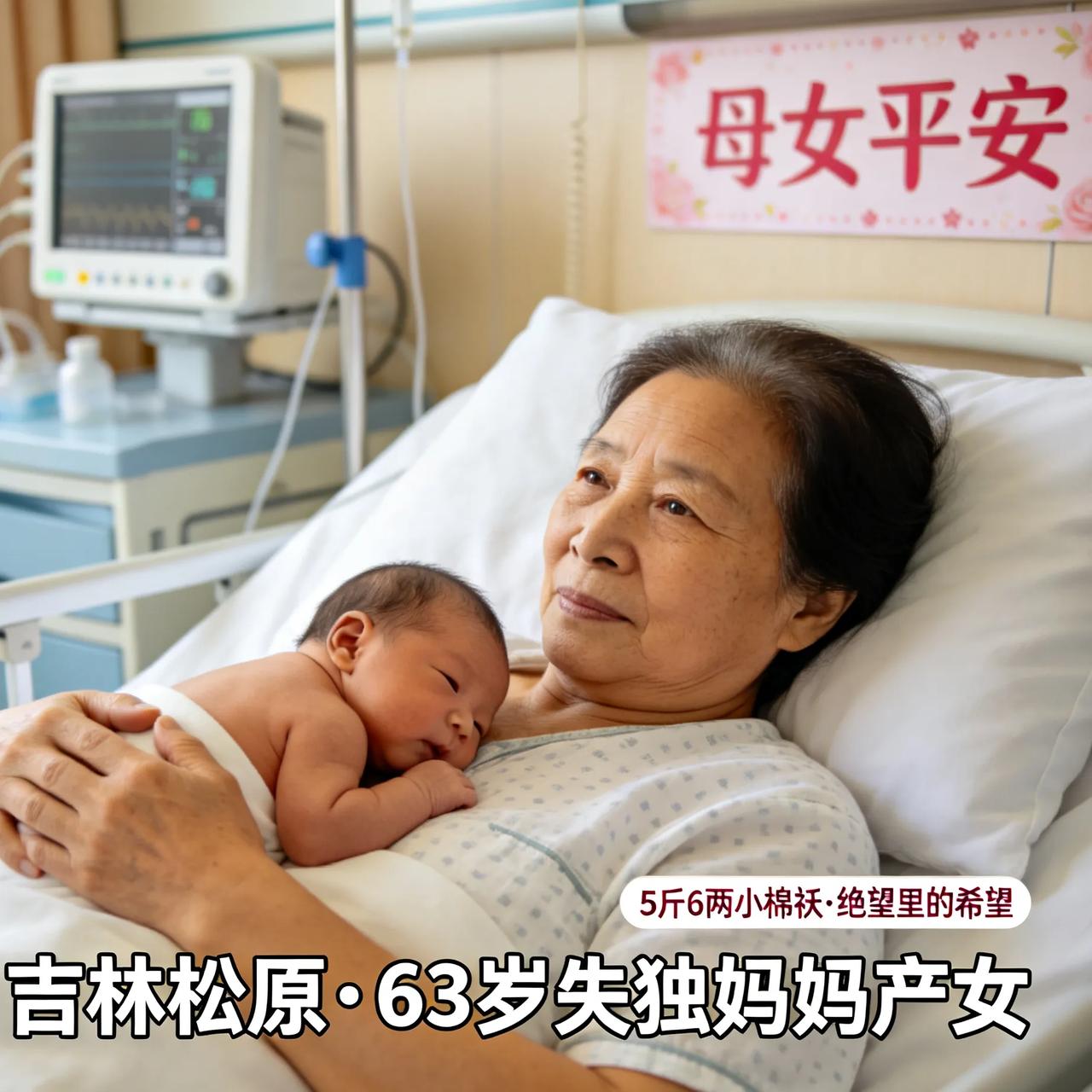 今天才明白，63岁妈妈拼尽全力，只是想活下去
 
吉林松原，63岁失独妈妈，剖腹