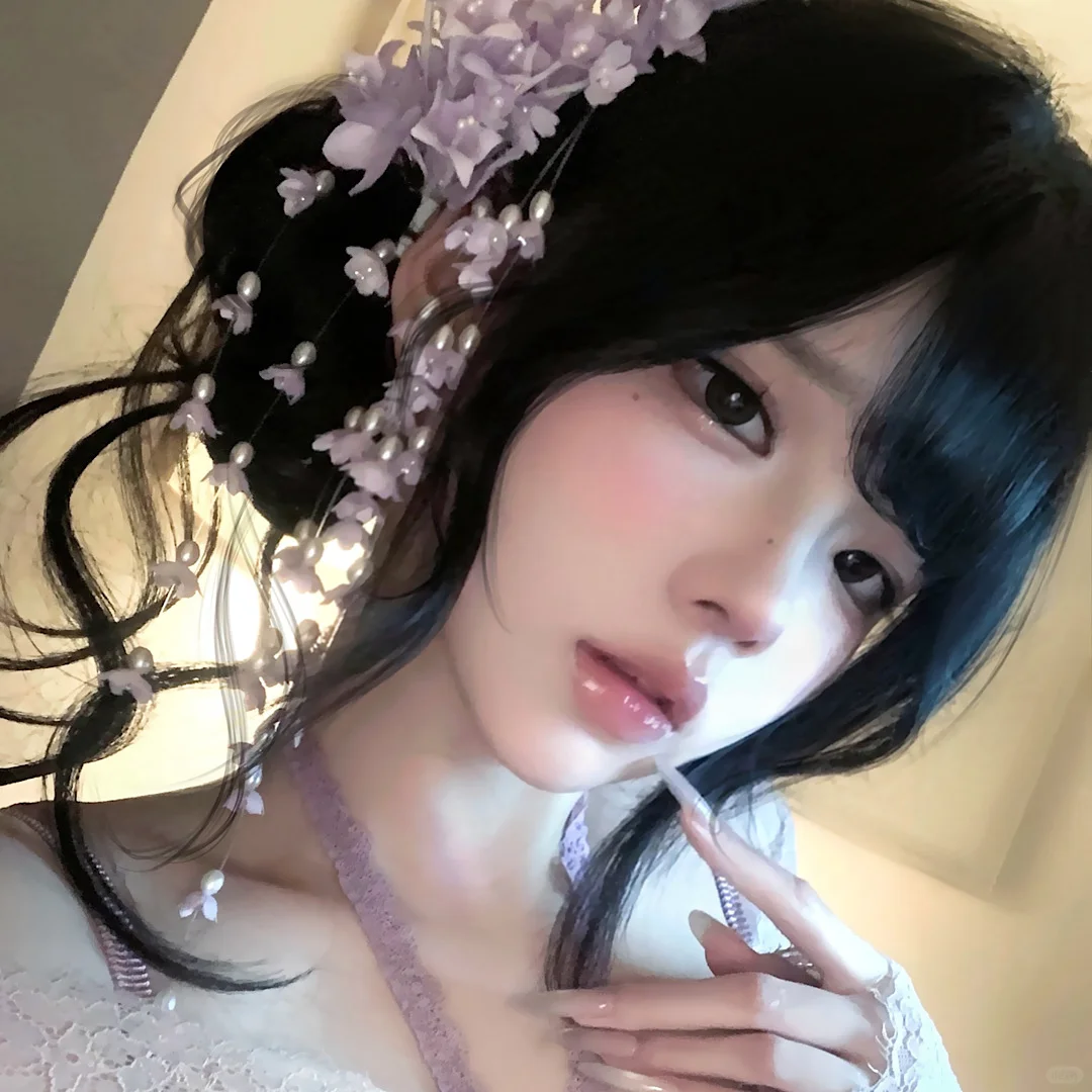 妹妹说紫色很有韵味
