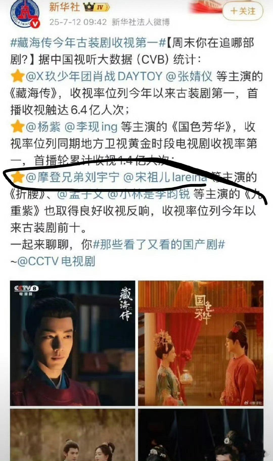 首页🈶看折腰的吗？是因为男女主刘宇宁还是宋祖儿？ ​​​