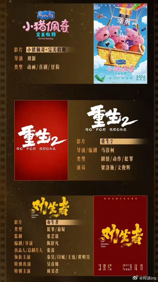 猫眼电影推介片单：《我看见两朵一样的云》王源、文淇《魔方小姐》文牧野监制，白雪导