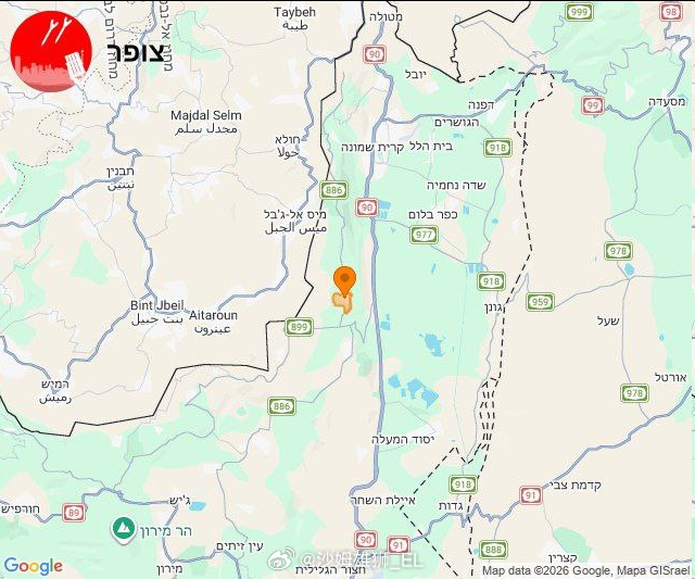 黎巴嫩方向有小规模无人机渗透 