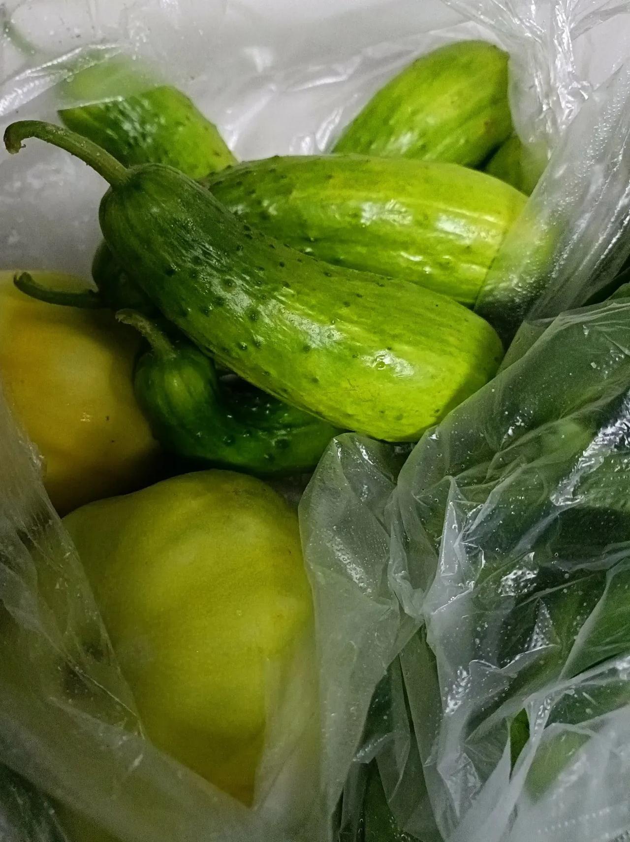 刚刚心血来潮，
逛了一下菜市场，2个星期没去了，发现菜价涨得好高呀！

一般的豆