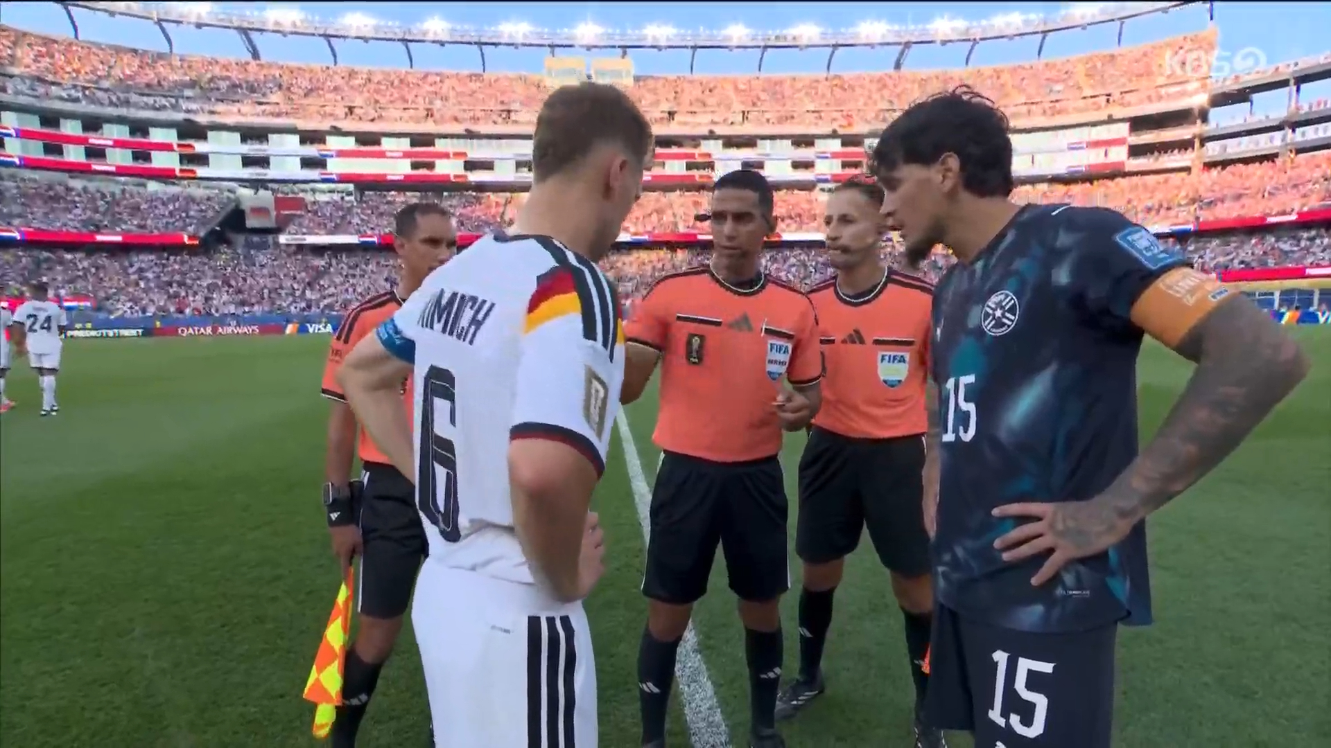 ⚽【120分钟鏖战！德国1-1巴拉圭，点球生死战开启】德国队全场控球率占优，但面
