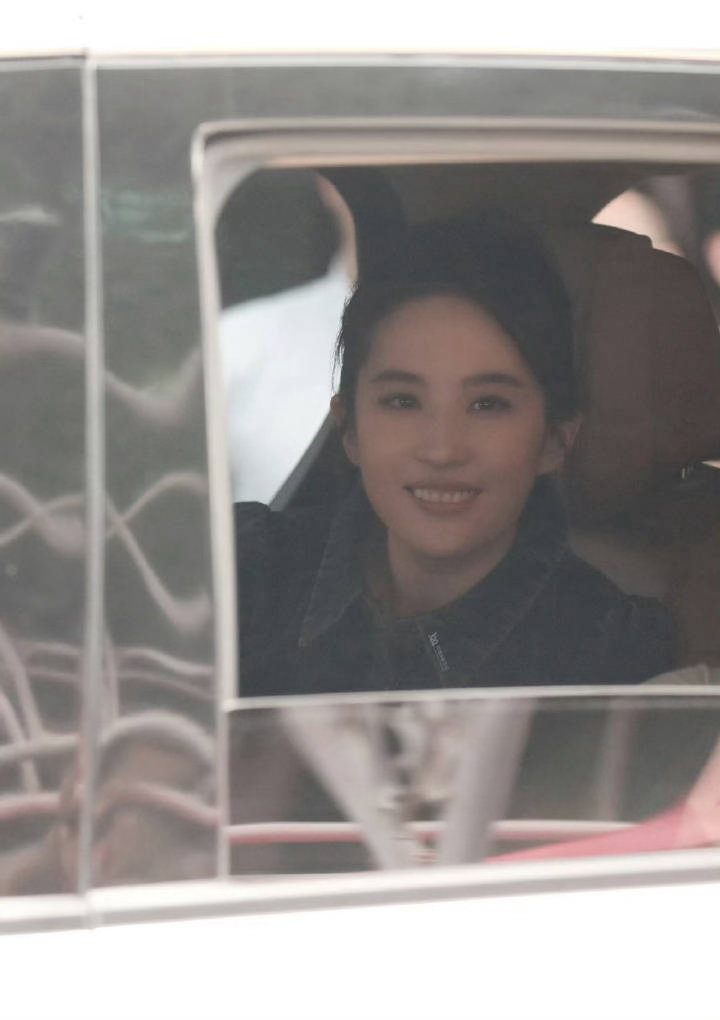 车窗里的刘亦菲…… 