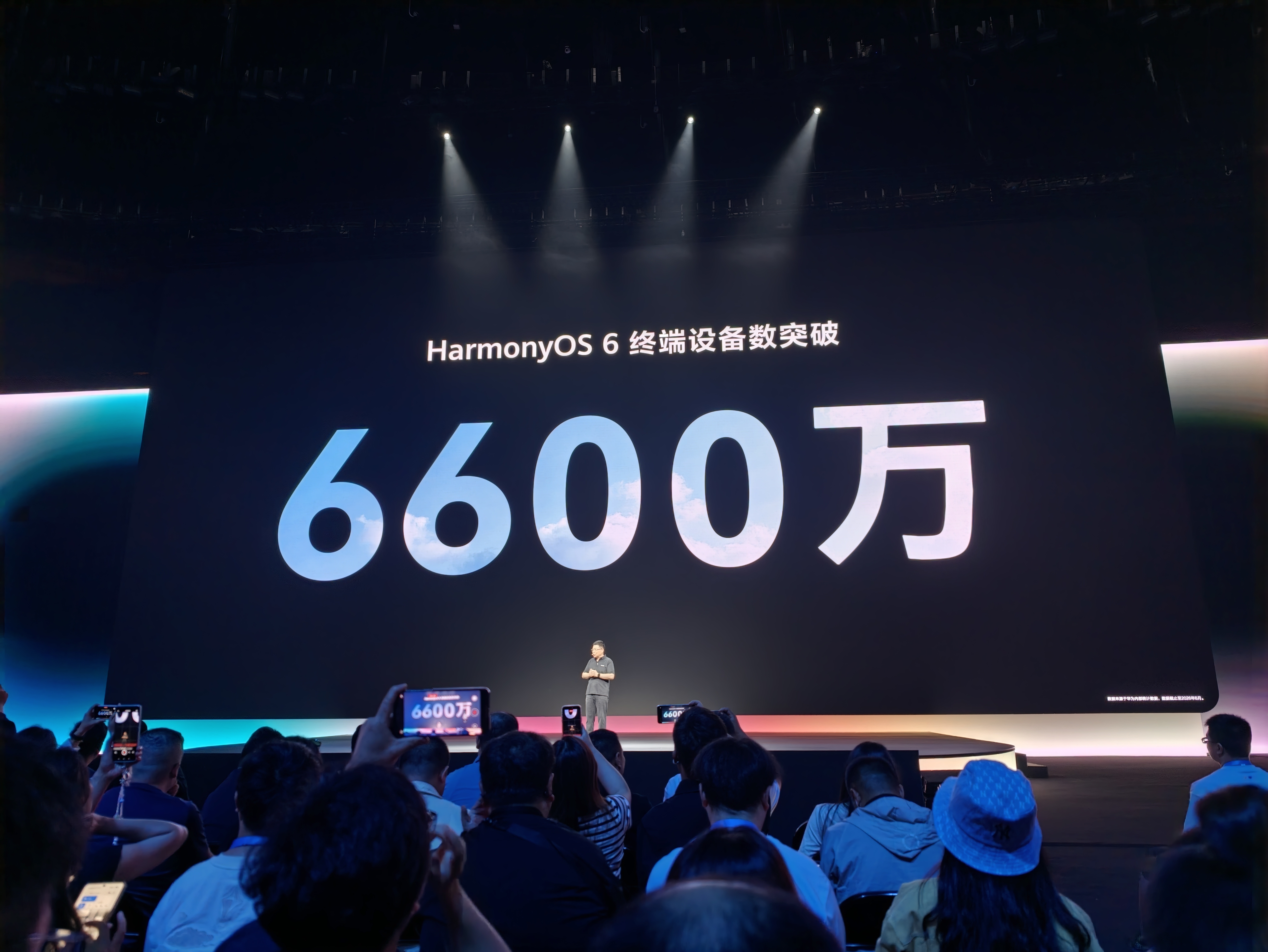 鸿蒙 6 终端设备数突破 6600 万，大家贡献了几部