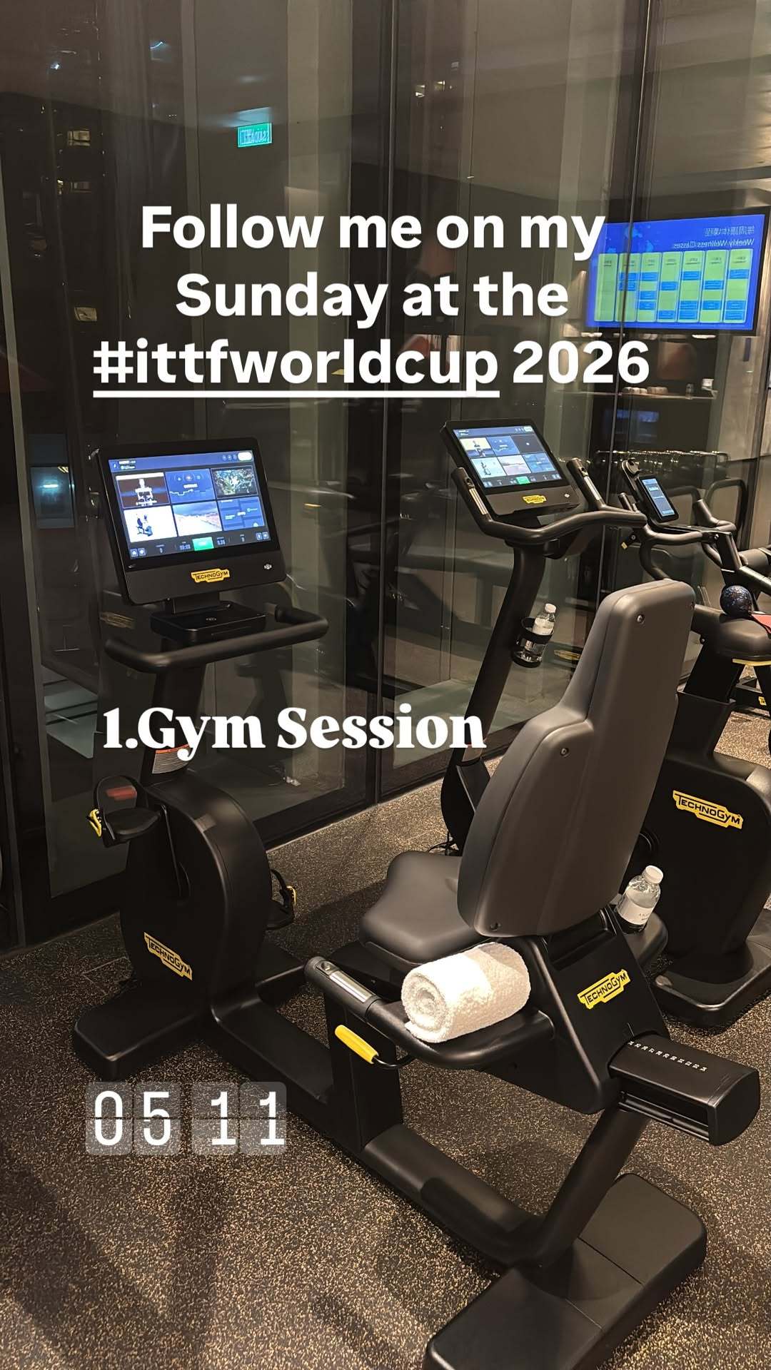 罗斯科夫早上5点健身9点多到13点陪练两批人13点半到14点半看抽签15点到18