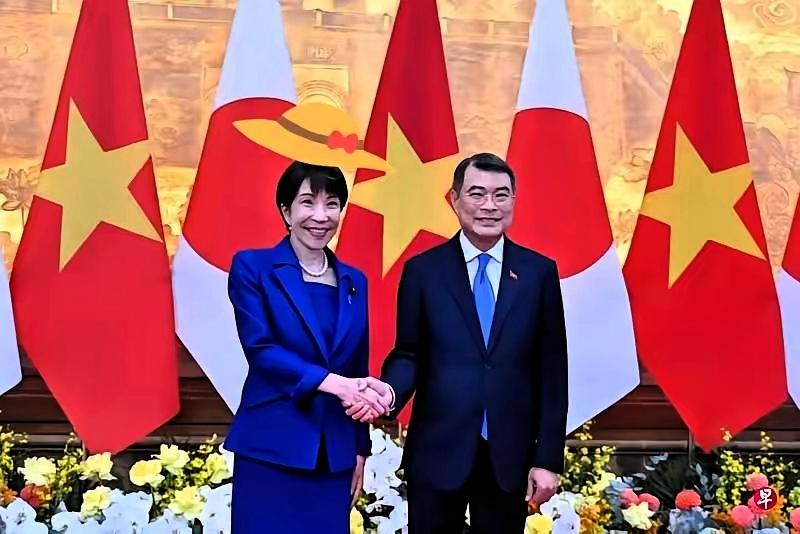 日本在越南的这出“戏”真是演得好，日本首相高市早苗在河内与越南总理黎明兴会晤后表