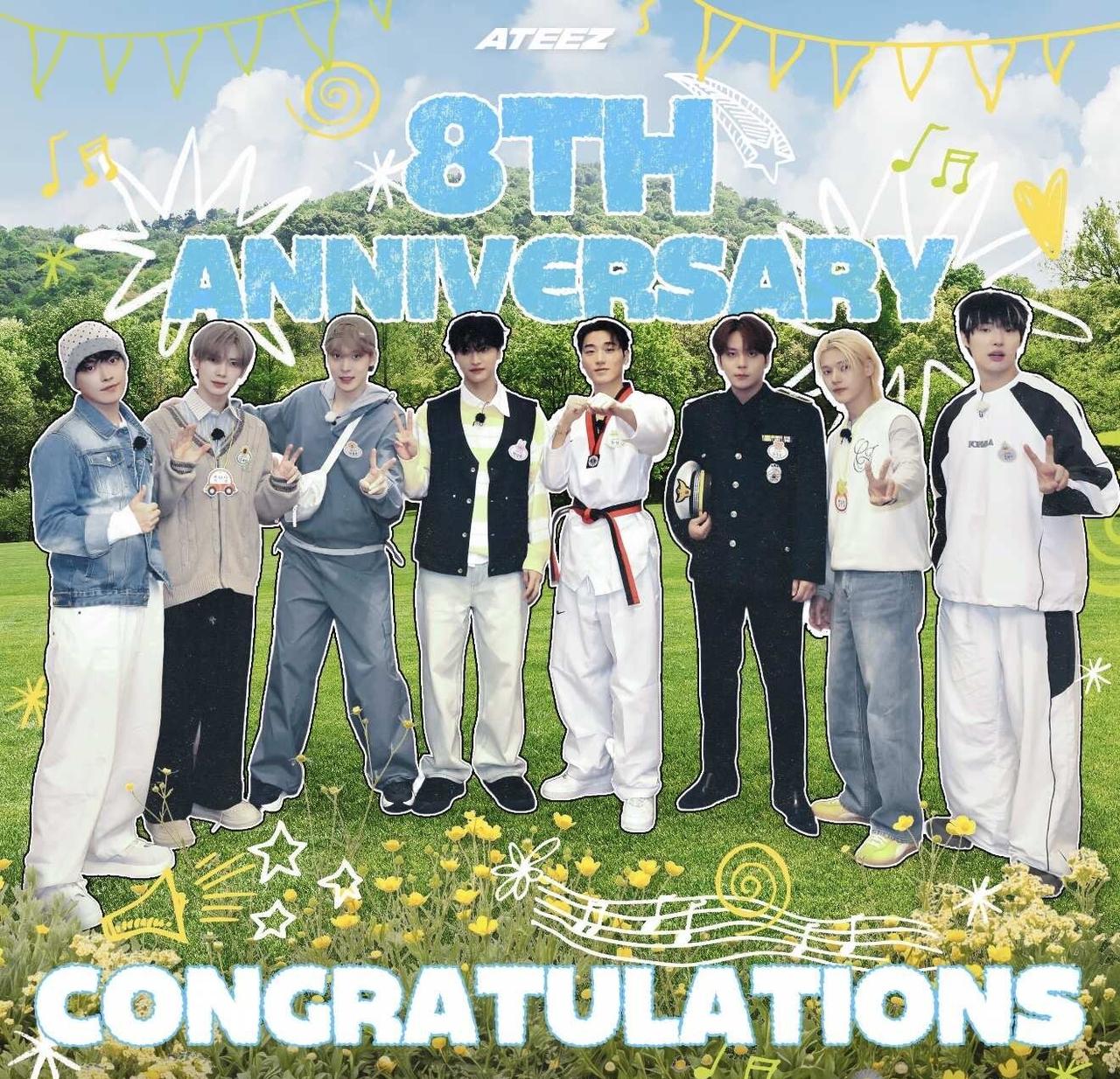 八周年快乐！！
能认识你们真的很幸运！接下来也会努力产出的！！
