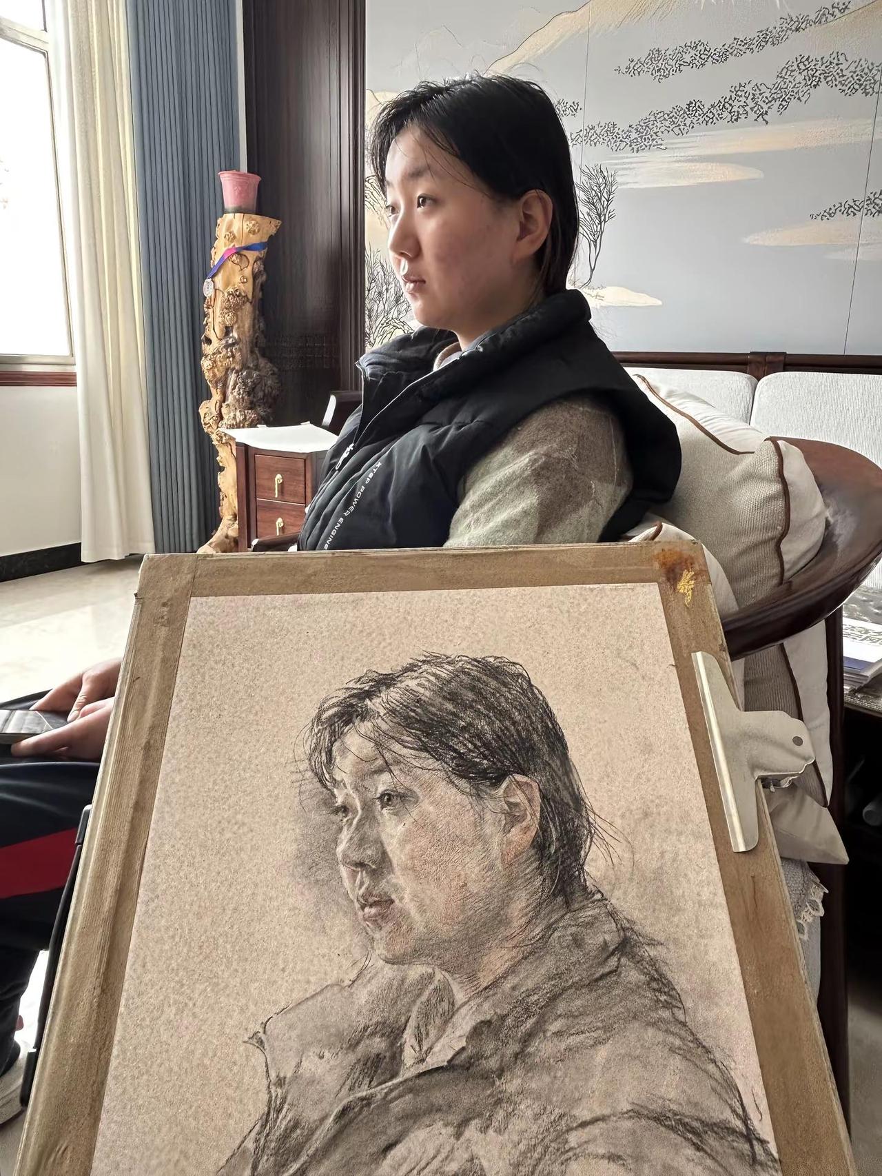 短期写生。付荣素描