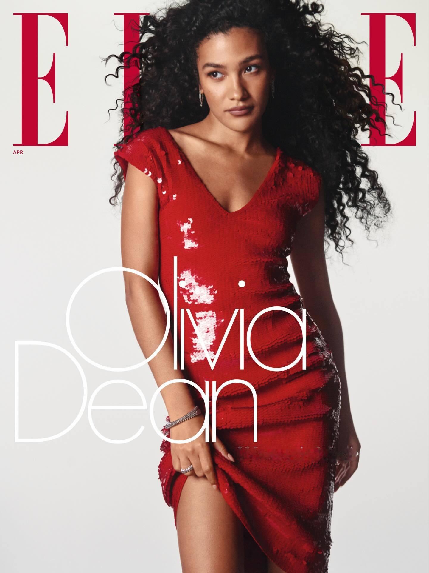 Olivia Dean x ELLE Cover今年斩获格莱美新人奖的Olivi