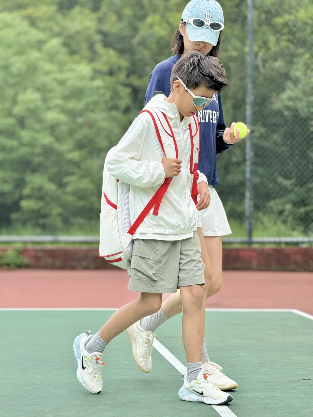 陪娃一起挥拍迎接每个周末 🎾