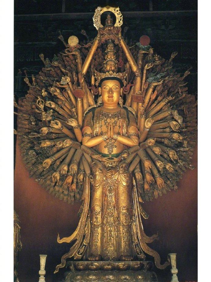 刷到千手观音，保佑您度过各种难关，消除各种病痛，点赞增长福报。 ​​​