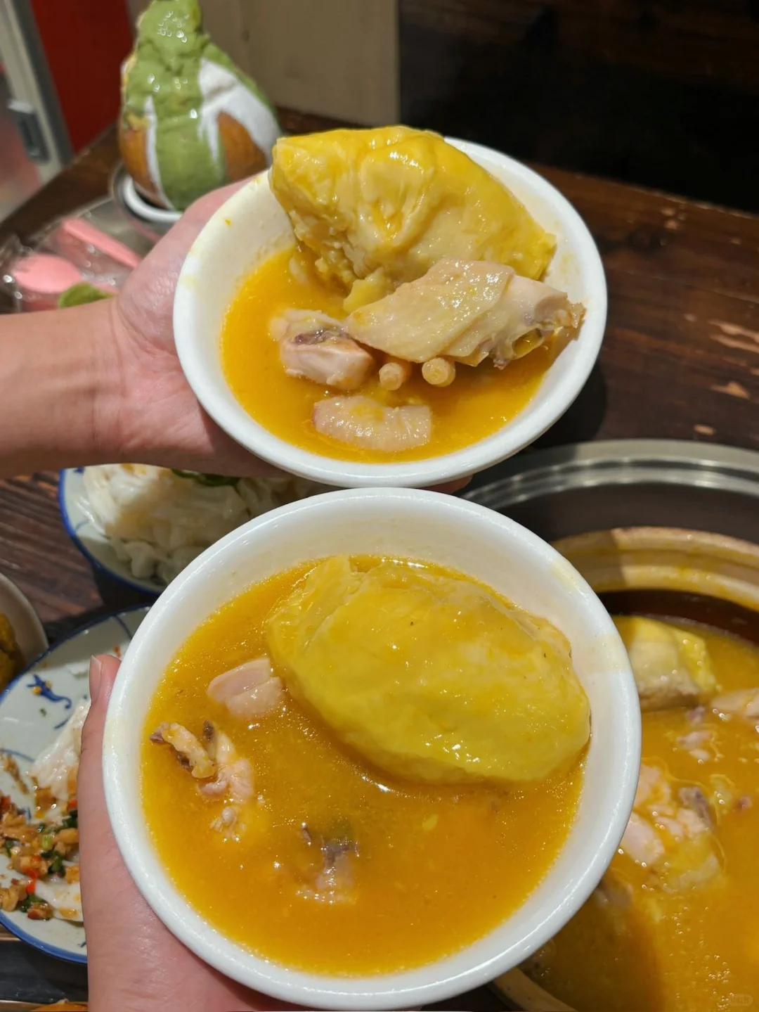在广州！就爱这一口榴莲鸡煲