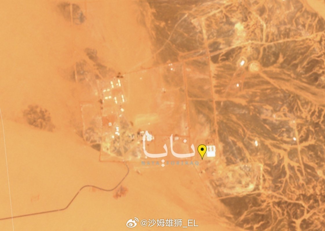 卫星火灾检测系统显示，位于瓦迪亚边境口岸的也门亚丁政府军第5紧急旅基地遭到胡塞武