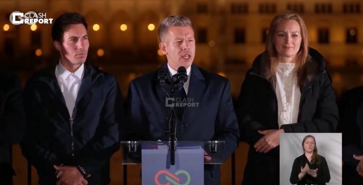 匈牙利新当选总理彼得·马扎尔今天发表胜选演讲时说：“我们将重振维谢格拉德集团（V