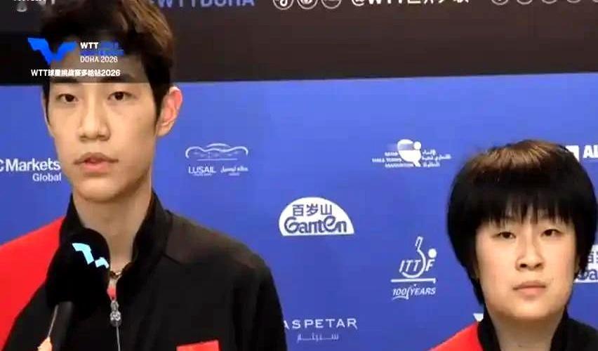 1月16日，多哈球馆。
 
陈垣宇/蒯曼上来就抡，三局把韩国世界第二林钟勋/申裕