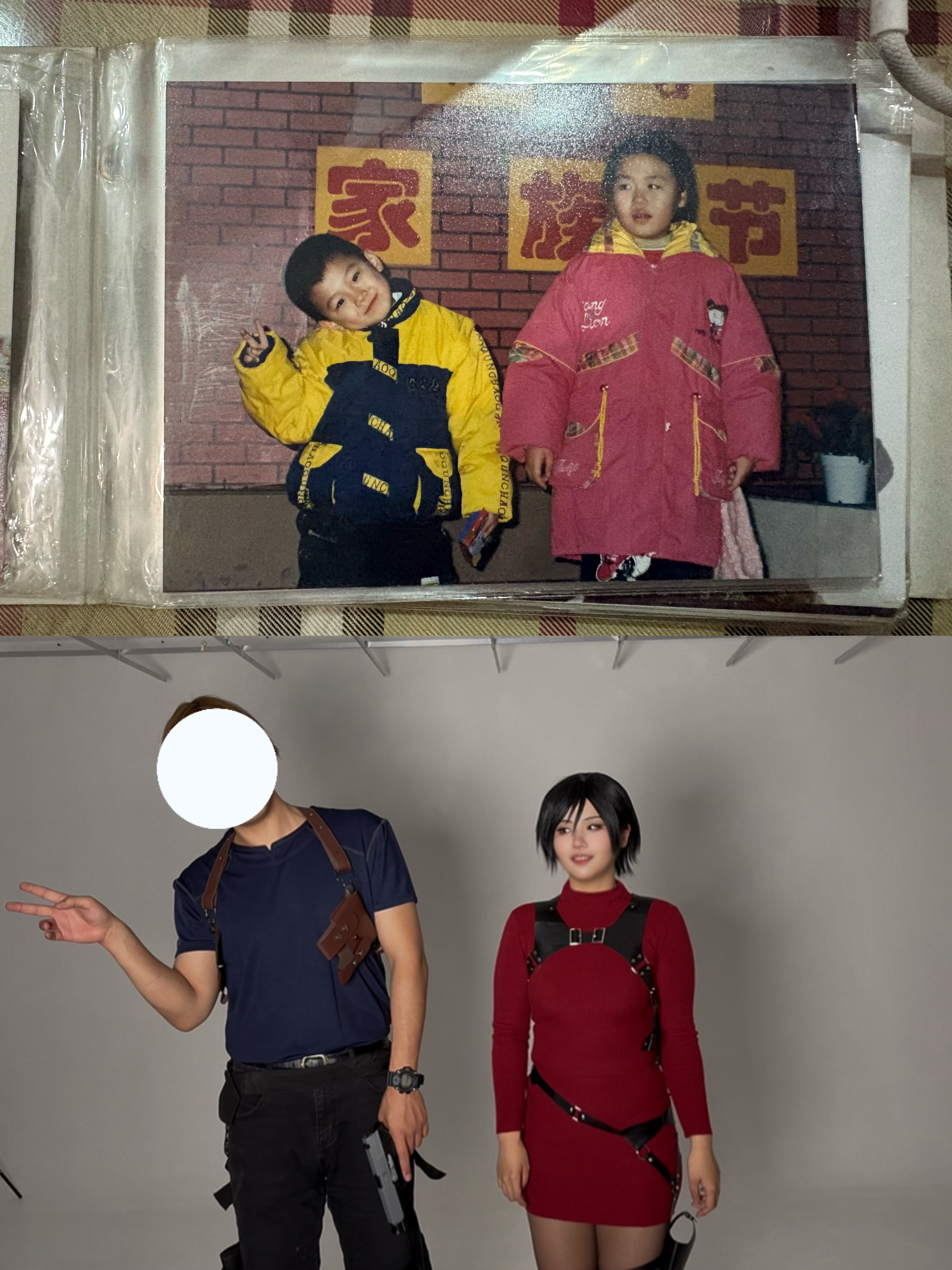 我弟一定是偷了属于我的身高他矮5cm也还是180+，但是5cm给我我就可以165