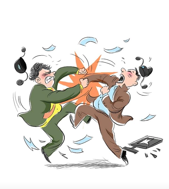 莫道钱财皆看淡，
世人哪个心不贪，
官在朝堂搏生死，
……[灵光一闪]………？