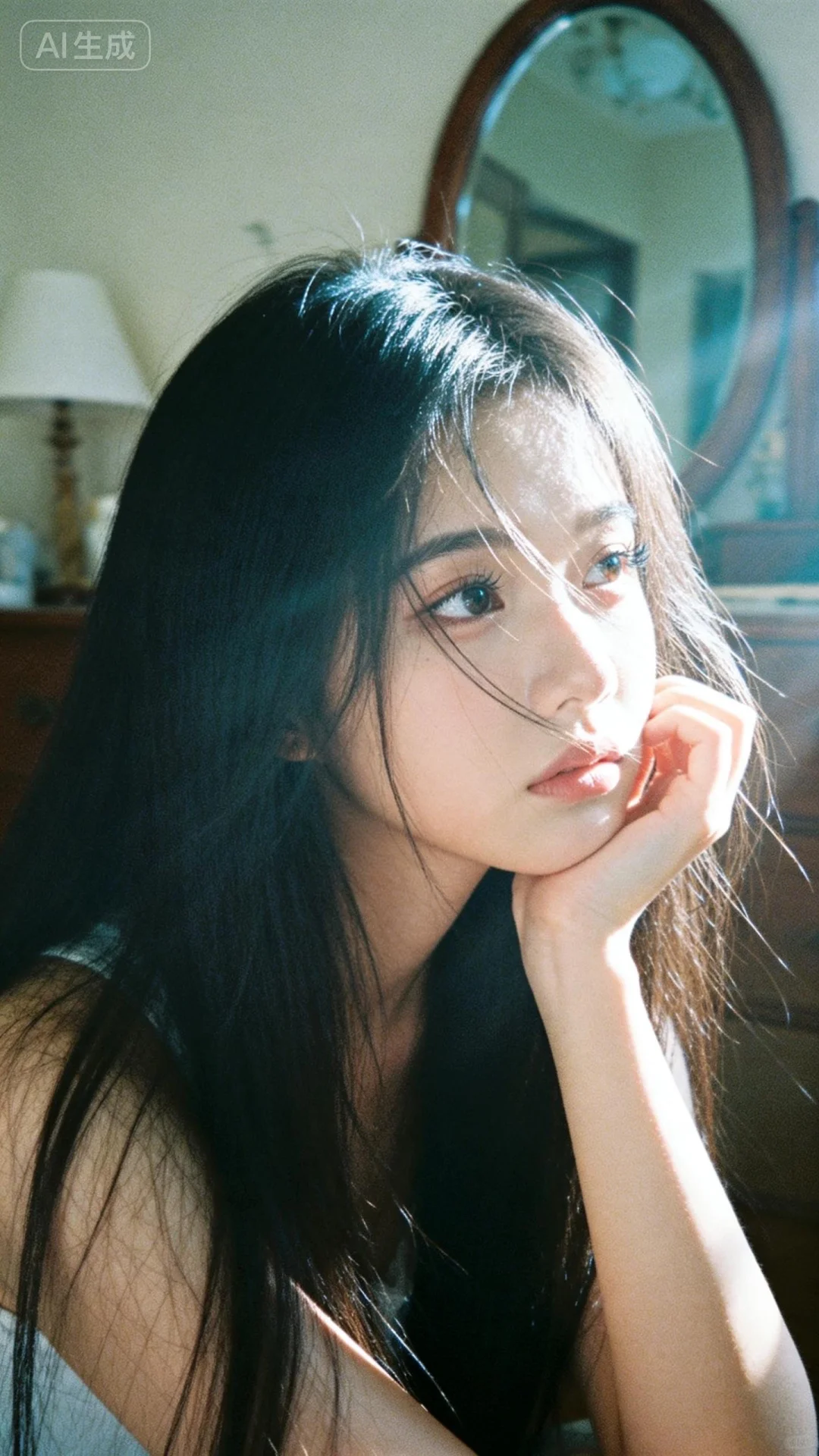 CCD拍摄质感，大师作品级氛围，晴天环境，柔和光线笼罩整体，增添梦幻朦胧感，阳光