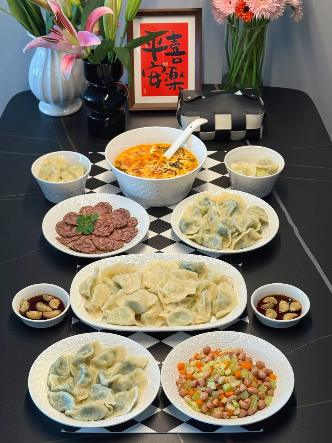 今天吃热气腾腾的饺子🥟