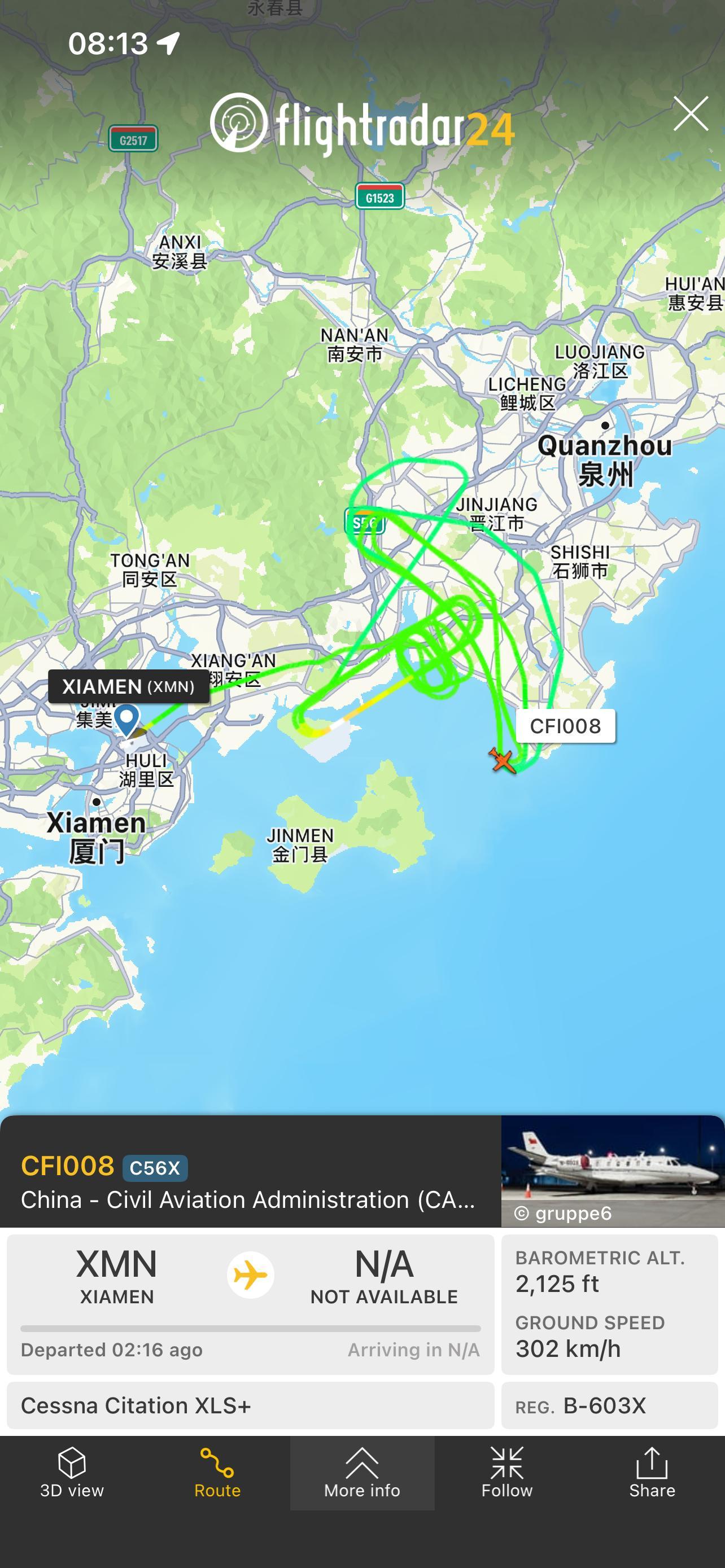 通行线·航空 今天上午，厦门翔安机场开始进行飞行校验，这也意味着高崎机场的关闭进
