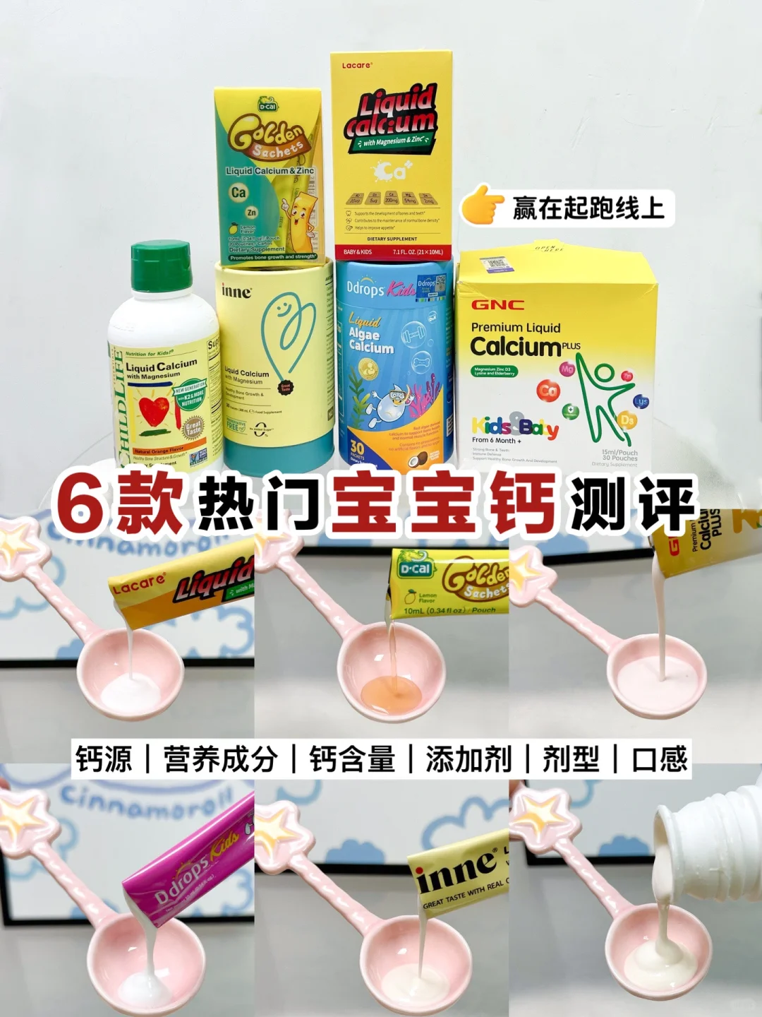 6款儿童钙测评📝春季补钙黄金期不能错过❗️