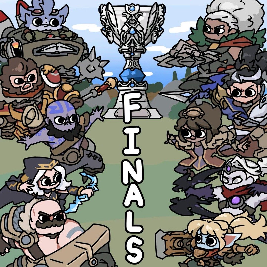 韩服贺图：T1战胜KT全过程(*^^*)cr.songwooang