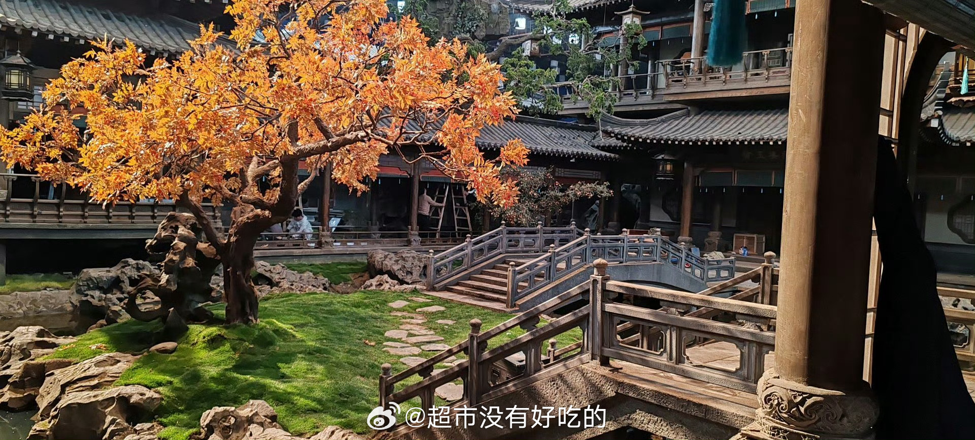 檀健次《何不同舟渡》新棚拍置景重工大制作，古韵好精美的新景一切都很用心，期待谢却