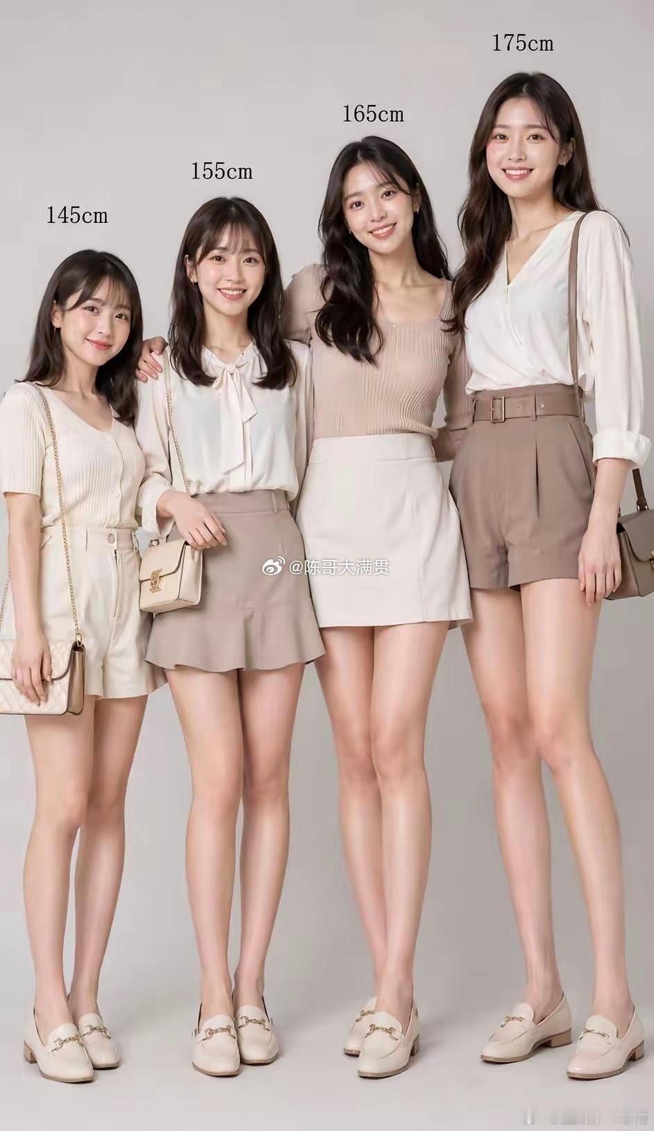 你觉得女生身高多高是黄金身高？ 