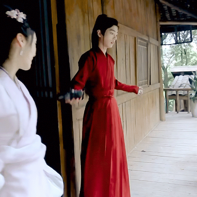 ♡⃝ 𝒍𝒐𝒗𝒆 ʚɞ ☽⋆❥ »» 肖战 红衣羡羡真的好惊艳！太好看了！