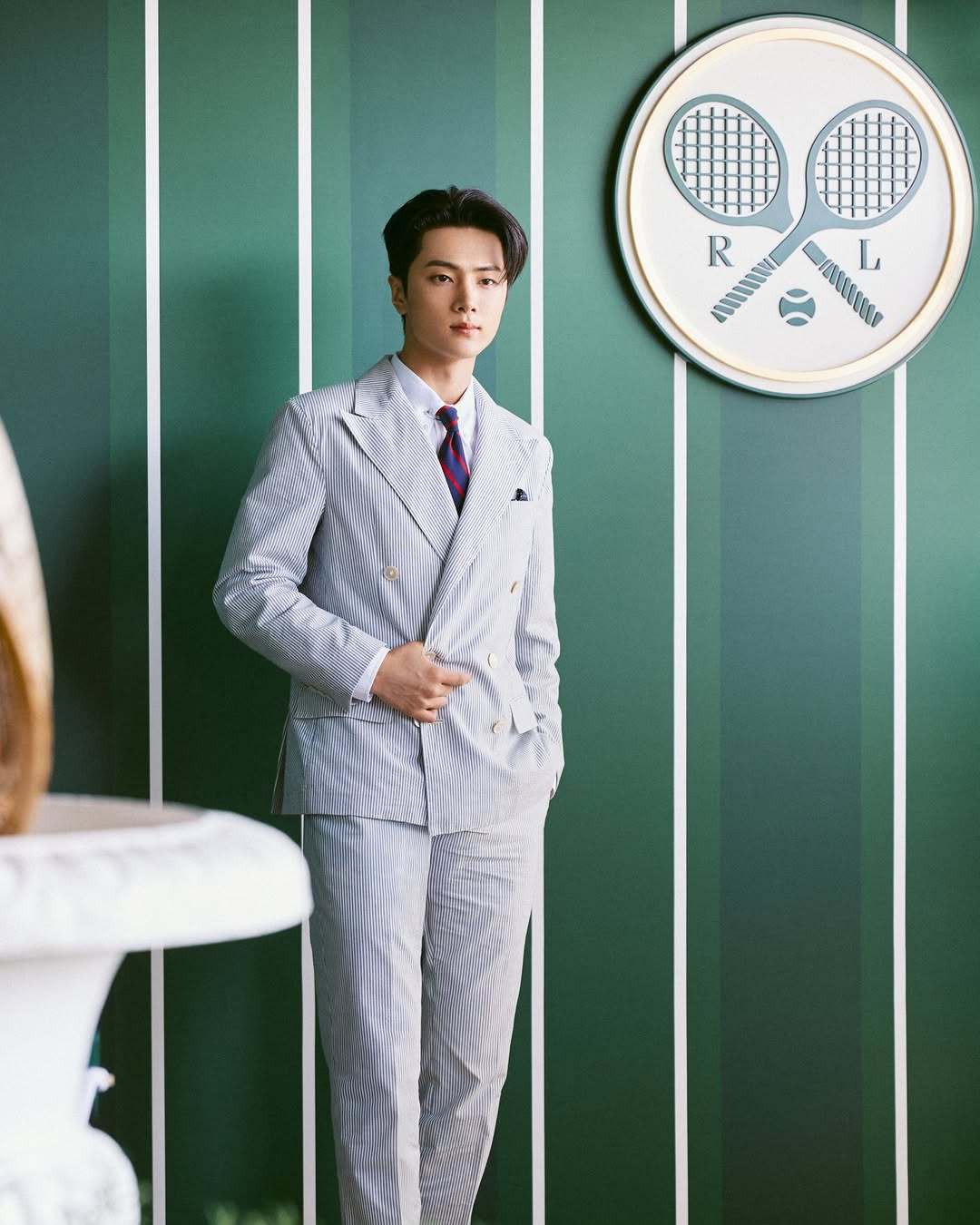 朴综星 x Wimbledon 2025受Ralph Lauren邀请来到伦敦参