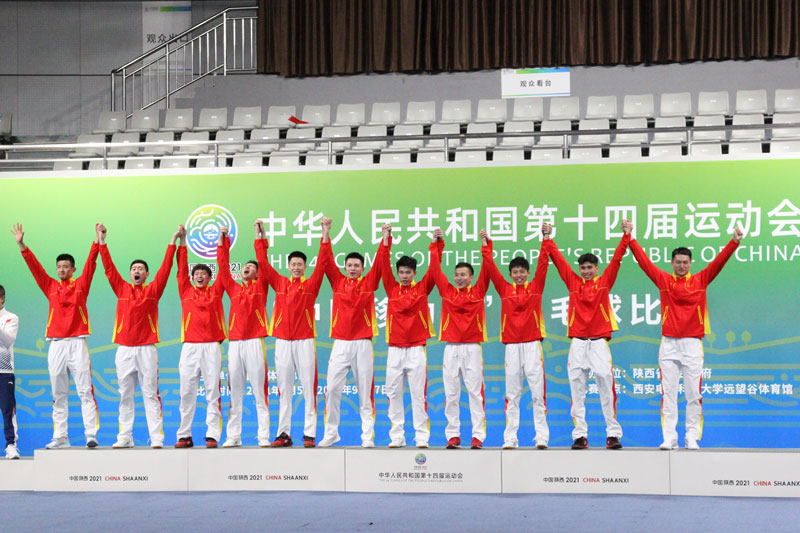 全运会团体赛卫冕冠军：男团：福建队女团：湖北队V观全运会不负每一次热爱 ​​​ 