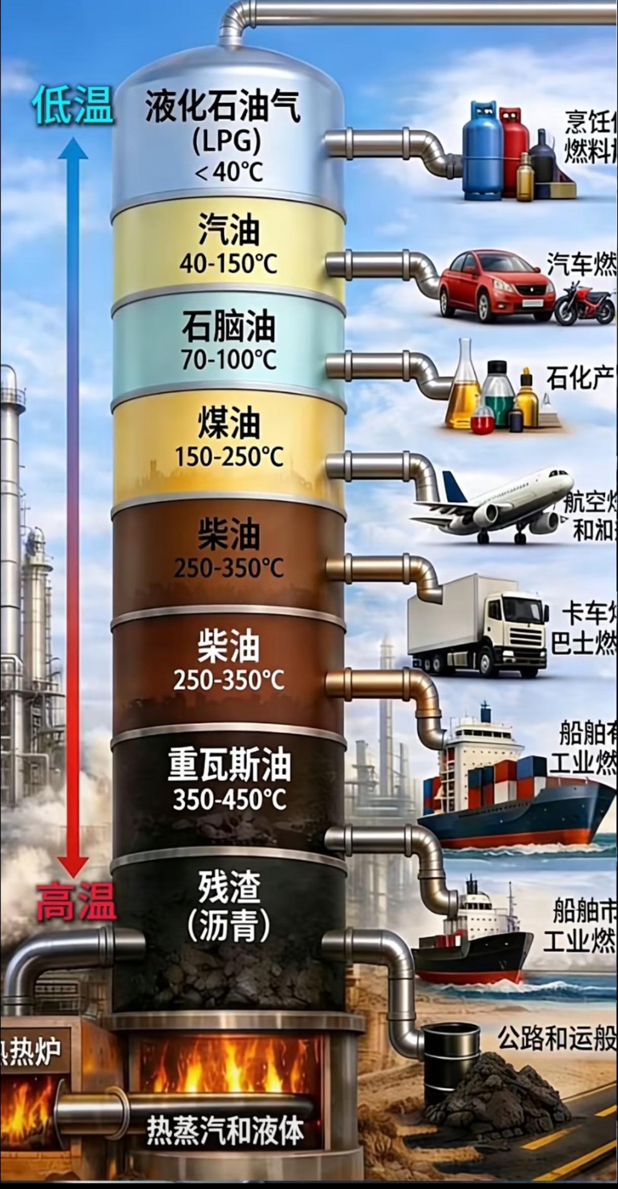 一个很反直觉的事实，真正离不开石油的不是汽车，而是化工。
没有石油：
	•	塑料